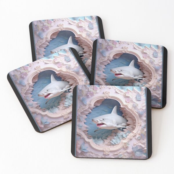 Item preview, 3D Shark White Predator Ocean designed and sold by MINOSDESIGN.