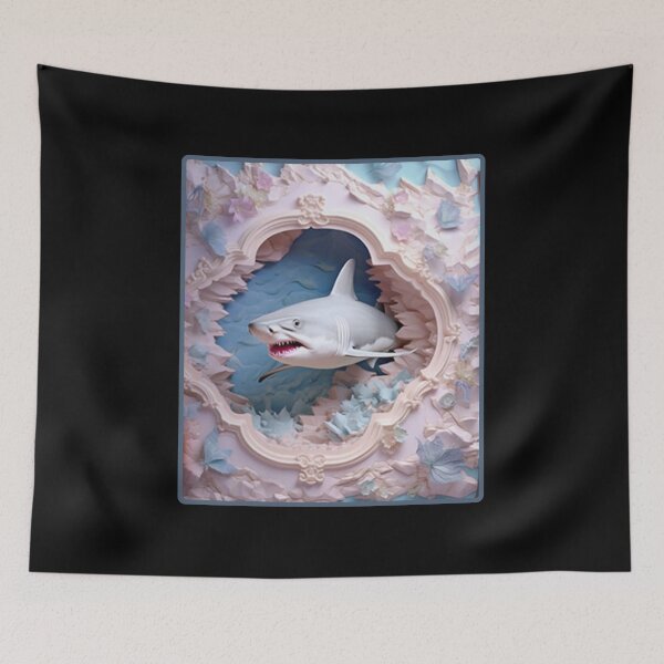 Item preview, 3D Shark White Predator Ocean designed and sold by MINOSDESIGN.