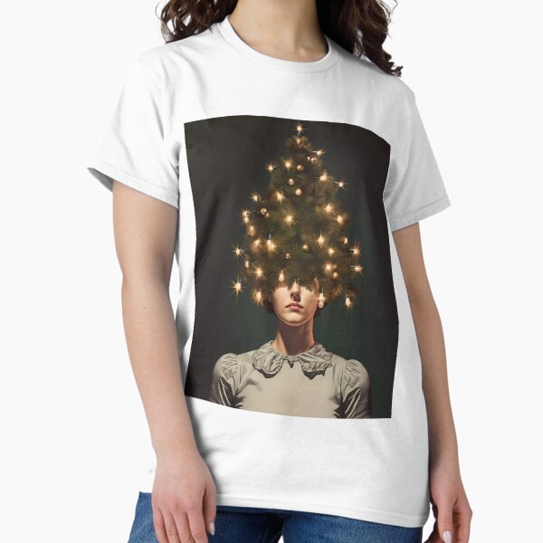 Christmas tree hat Classic T-Shirt