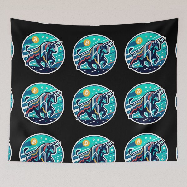 Item preview, Bullrun crypto bull bitcoin designed and sold by Mechanical-Artt.