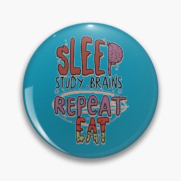 Item preview, Eat Sleep Study Brains Repeat T-Shirts designed and sold by MizoX7.