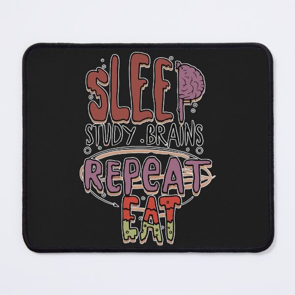 Item preview, Eat Sleep Study Brains Repeat T-Shirts designed and sold by MizoX7.