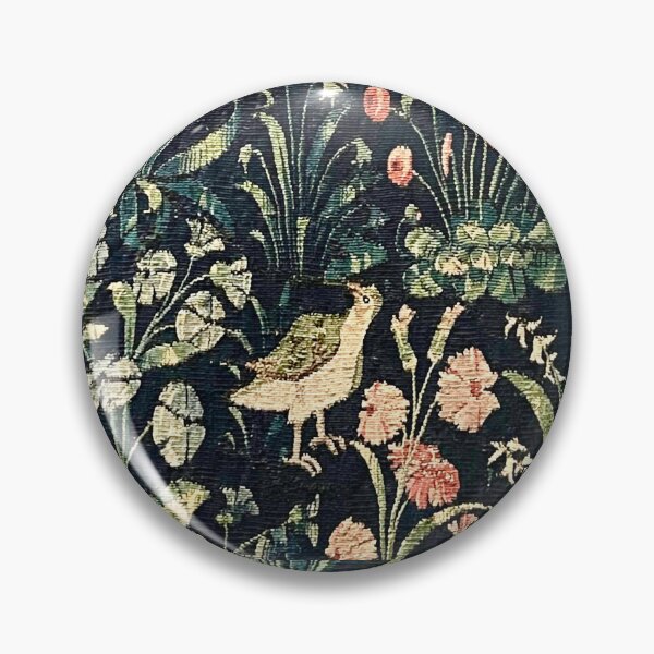 Item preview, Detail of Wild birds in an antique tapestry designed and sold by ricoflinn.