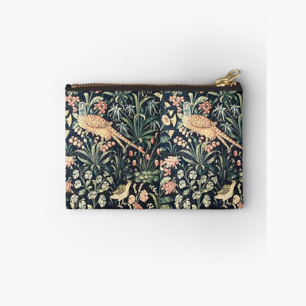 Item preview, Detail of Wild birds in an antique tapestry designed and sold by ricoflinn.
