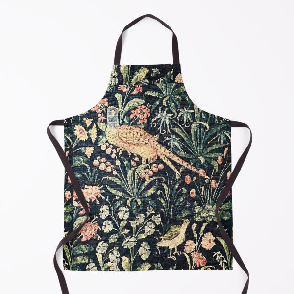 Item preview, Detail of Wild birds in an antique tapestry designed and sold by ricoflinn.