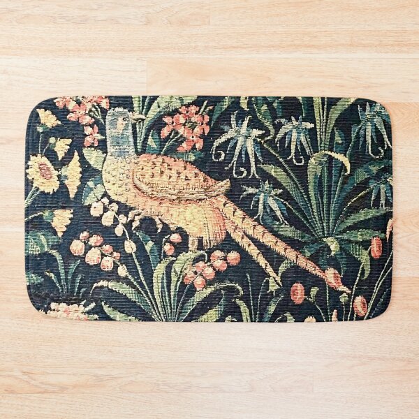 Item preview, Detail of Wild birds in an antique tapestry designed and sold by ricoflinn.