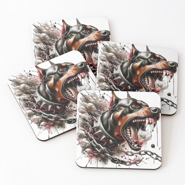 Item preview, Furious Doberman Dog designed and sold by PromoPearceArte.