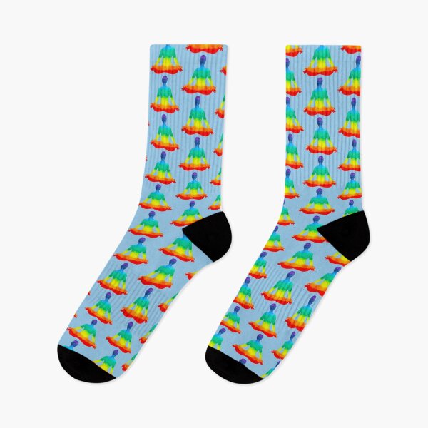 Item preview, Project Kindness - Mindfulness Meditation, Rainbow Yoga pose, lgbtqia designed and sold by abeautifulife.
