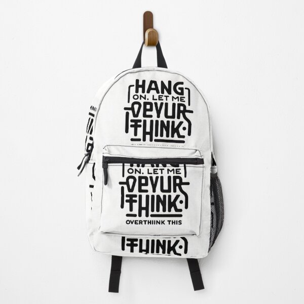 Item preview, "Overthinking It: Minimalist Typographic Humor" designed and sold by APARTAI EU.