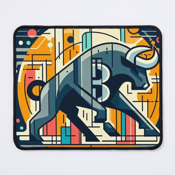 Item preview, Bitcoin Bull Run: Riding the Crypto Wave designed and sold by Mechanical-Artt.
