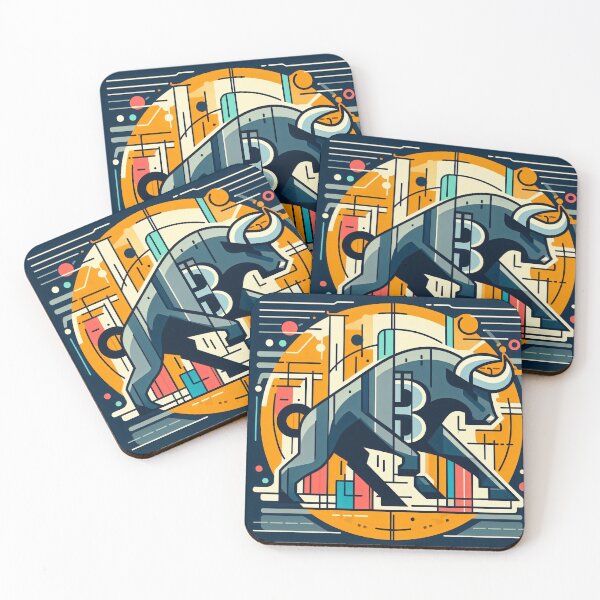 Item preview, Bitcoin Bull Run: Riding the Crypto Wave designed and sold by Mechanical-Artt.