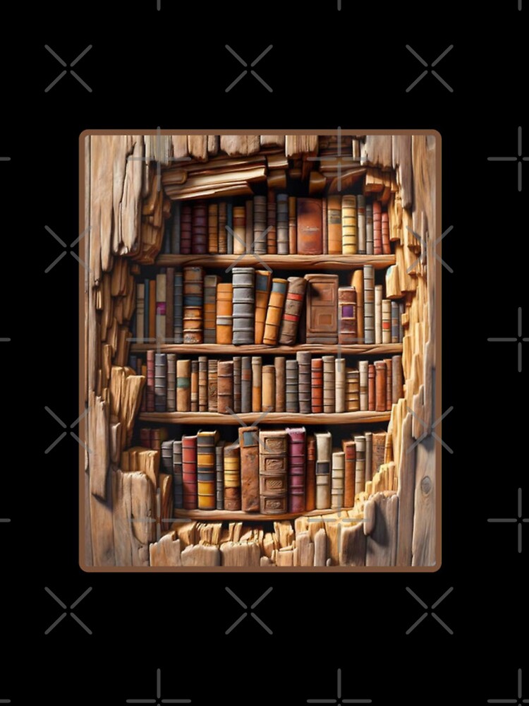 Thumbnail 4 of 4, iPhone Case, 3D Inmersion Library Tree designed and sold by MINOSDESIGN.
