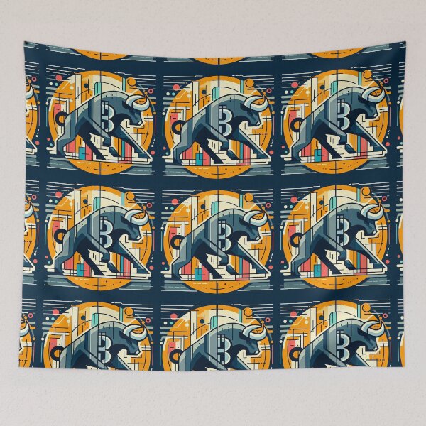 Item preview, Bitcoin Bull Run: Riding the Crypto Wave designed and sold by Mechanical-Artt.