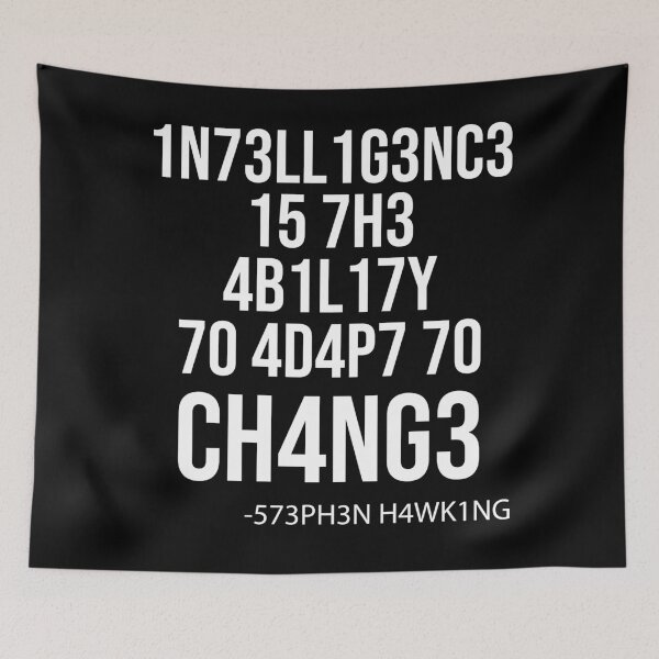 Item preview, Intelligence Is The Ability to Adapt To Change designed and sold by kjanedesigns.