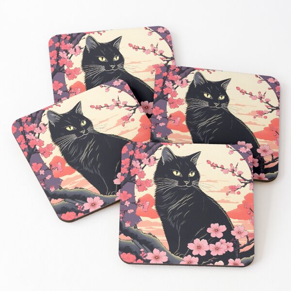 Item preview, Copy of Neko Harmony: Retro Japanese Cat Delight for Feline Aficionados designed and sold by Catophile.