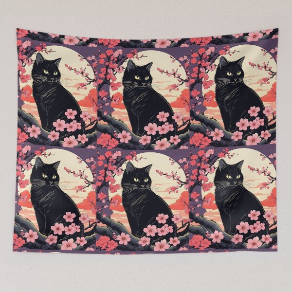 Item preview, Copy of Neko Harmony: Retro Japanese Cat Delight for Feline Aficionados designed and sold by Catophile.