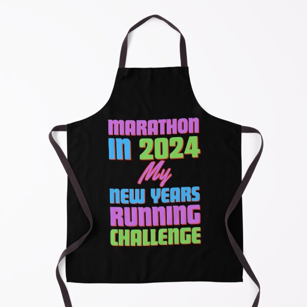 Item preview, Marathon run in 2024 My New Years Running Challenge designed and sold by MarsLights.