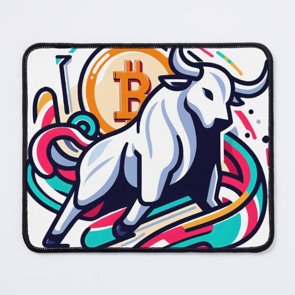 Item preview, Crypto Bull Rally: Bitcoin Surge Unleashed designed and sold by Mechanical-Artt.