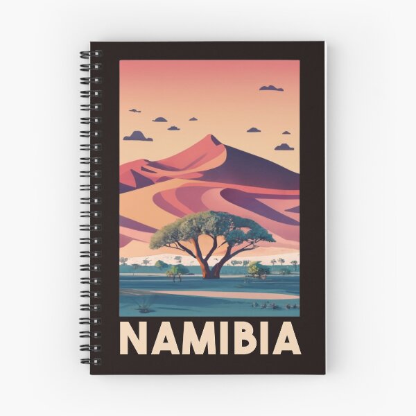 Item preview, A Vintage Travel Art of Namibia - Africa designed and sold by GoodOldVintage.