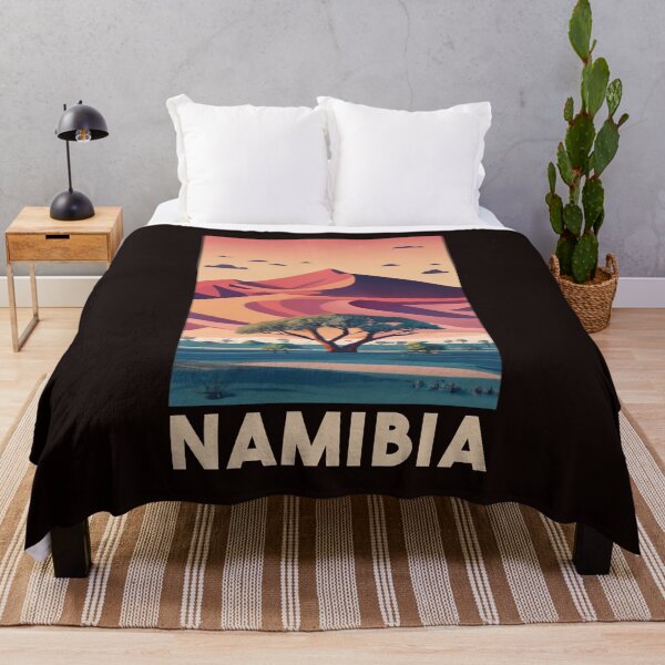 Item preview, A Vintage Travel Art of Namibia - Africa designed and sold by GoodOldVintage.
