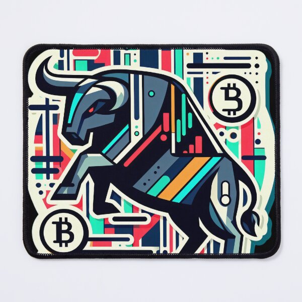 Item preview, Bullish Momentum: Bitcoin's Exciting Bull Run designed and sold by Mechanical-Artt.