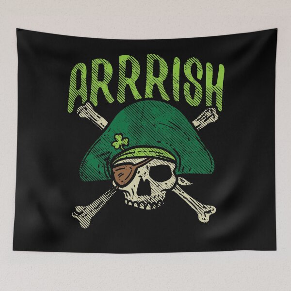 Item preview, Arrish Irish Pirate Skull Leprechaun St Patricks Day Boys designed and sold by BalladOfZeus.