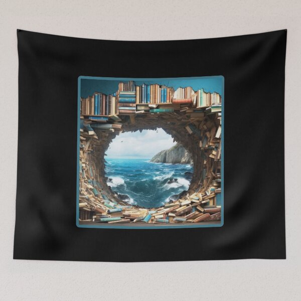 Item preview, Biblioteca de arte 3D Paisaje oceánico designed and sold by MINOSDESIGN.