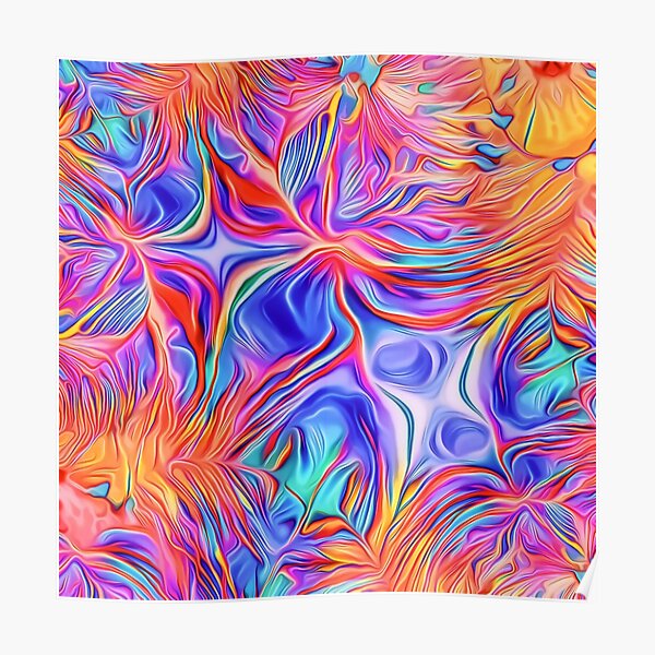 Liquid Flames Poster