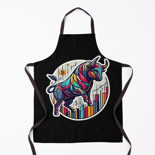 Item preview, Bitcoin Bull Charge: Crypto Market in Action designed and sold by Mechanical-Artt.