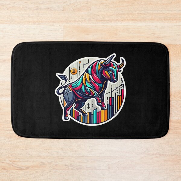 Item preview, Bitcoin Bull Charge: Crypto Market in Action designed and sold by Mechanical-Artt.