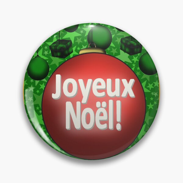 Item preview, joyeux noël boule designed and sold by ZiphGames.