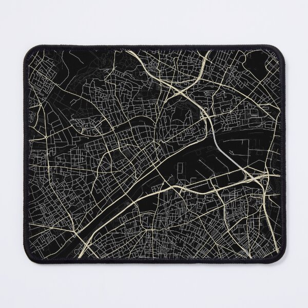 Item preview, Argenteuil Map Black and white designed and sold by Jerhus.