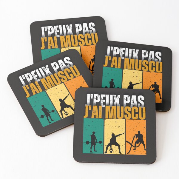 Item preview, j'peux pas j'ai muscu | gym gifts | musculation  designed and sold by store7azzouzi.