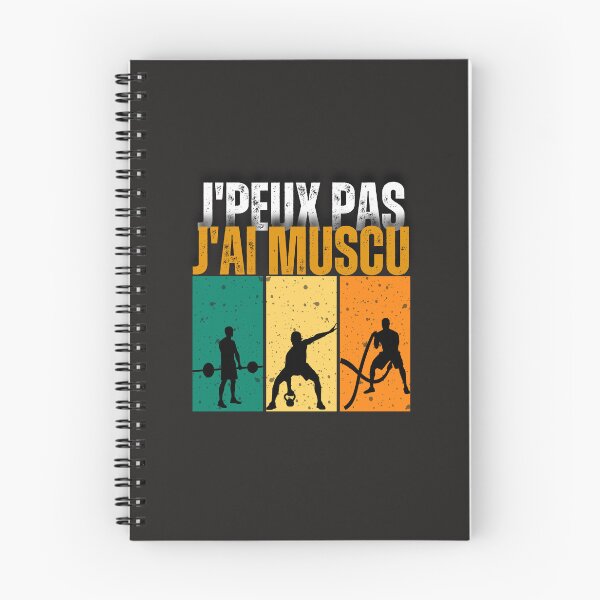 Aperçu de l'œuvre j'peux pas j'ai muscu | cadeaux de gym | musculation créée et vendue par store7azzouzi.