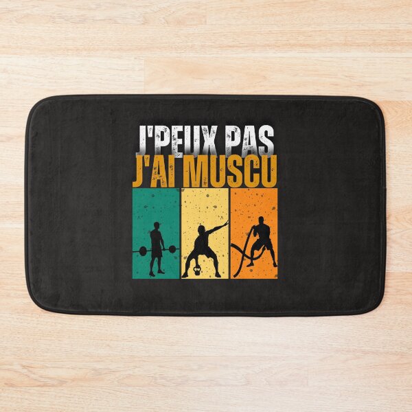 Aperçu de l'œuvre j'peux pas j'ai muscu | cadeaux de gym | musculation créée et vendue par store7azzouzi.