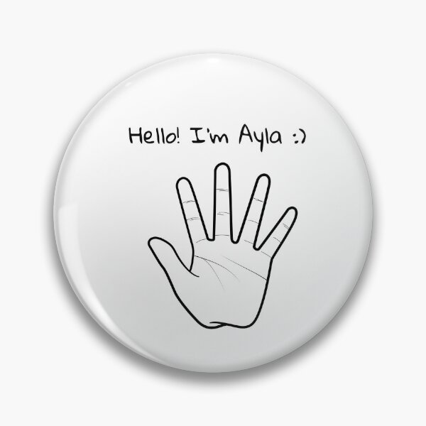 Item preview, Hello I'm Ayla my name funny girl cute designed and sold by STRAVOY.