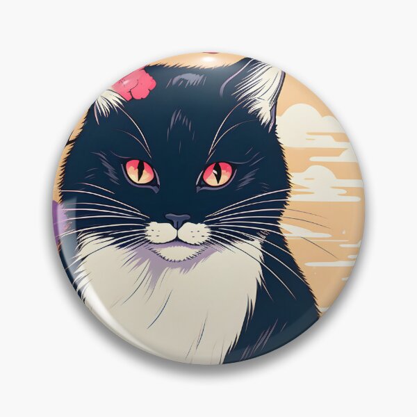 Item preview, Japanese Black Cat designed and sold by Catophile.