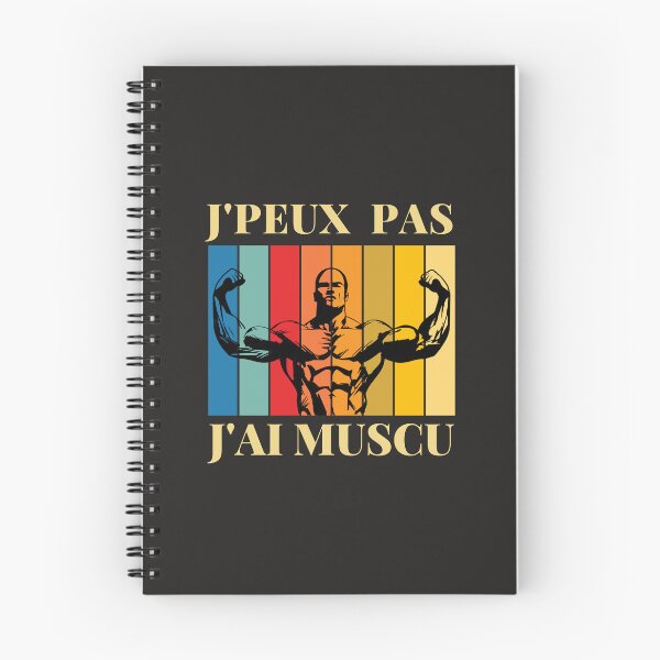 Aperçu de l'œuvre j'peux pas j'ai muscu | cadeaux de gym | musculation créée et vendue par store7azzouzi.