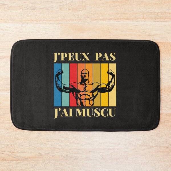 Aperçu de l'œuvre j'peux pas j'ai muscu | cadeaux de gym | musculation créée et vendue par store7azzouzi.