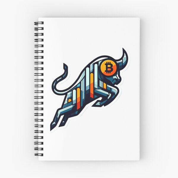 Item preview, Bitcoin Bulls desatado: montando la ola de cripto designed and sold by Mechanical-Artt.