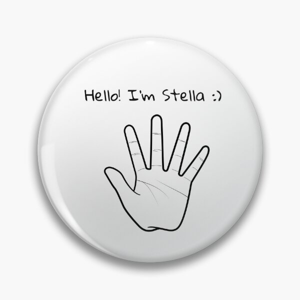 Artikelvorschau, Hallo, ich bin Stella, mein Name, lustiges Mädchen, süß entworfen und verkauft von STRAVOY.