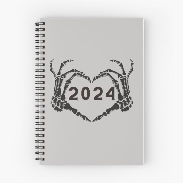 Item preview, 2024 New Year Skeleton Heart Hands designed and sold by Seedcap7.