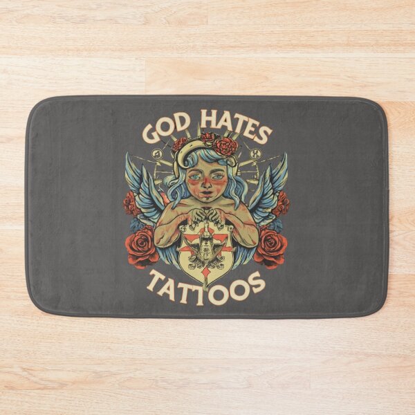 Item preview, God hates tattoos - What Does the Bible Say about Tattoos? designed and sold by Superdealkoeln.