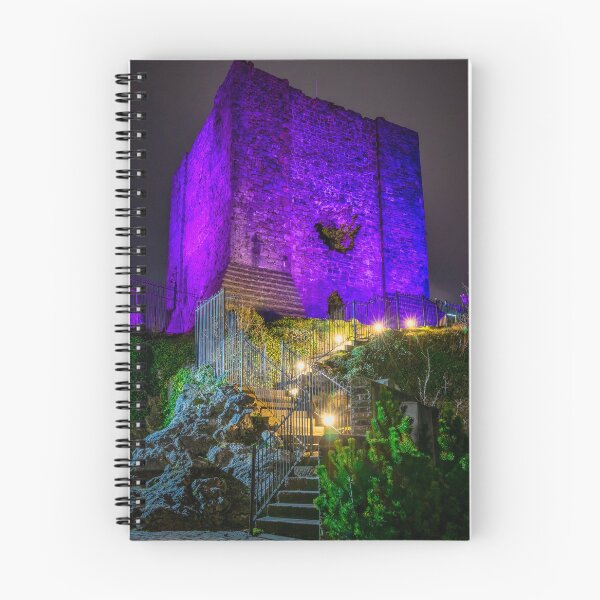 Item preview, Clitheroe Castle, Lancashire (Illuminated Purple) at Night designed and sold by Shafiq Khan.
