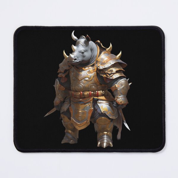 Item preview, rhinoceros in armor designed and sold by EuropeanPrints.