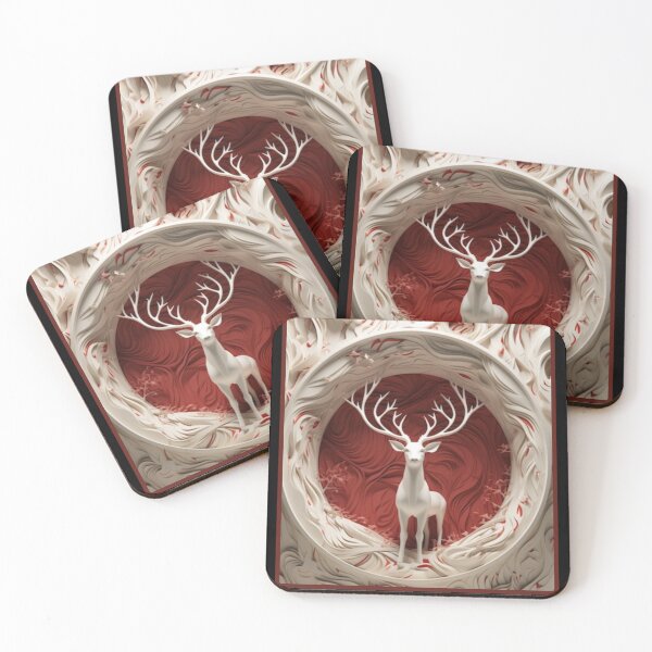 Item preview, 3D Deer Art Illusion Design designed and sold by MINOSDESIGN.