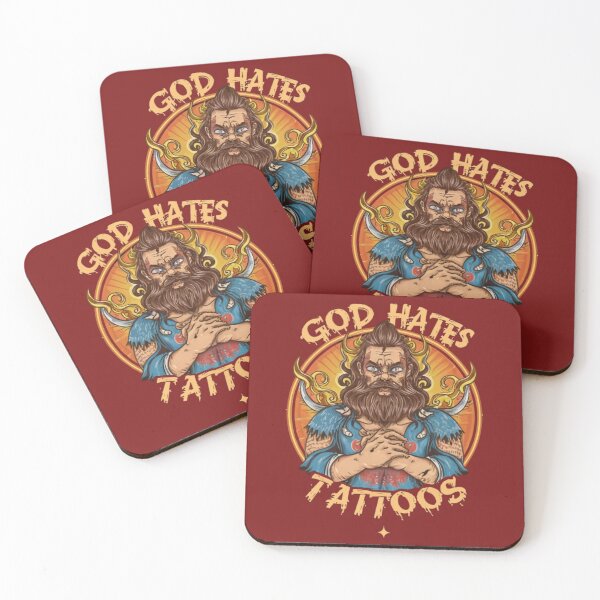 Item preview, God hates tattoos - What Does the Bible Say about Tattoos? designed and sold by Superdealkoeln.