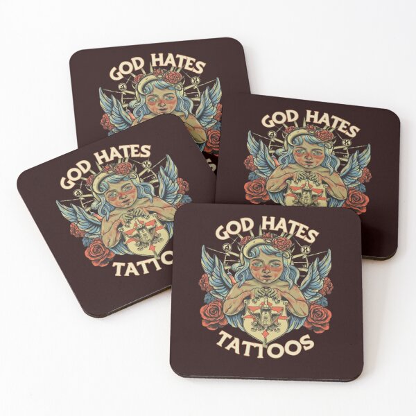 Item preview, God hates tattoos - What Does the Bible Say about Tattoos? designed and sold by Superdealkoeln.