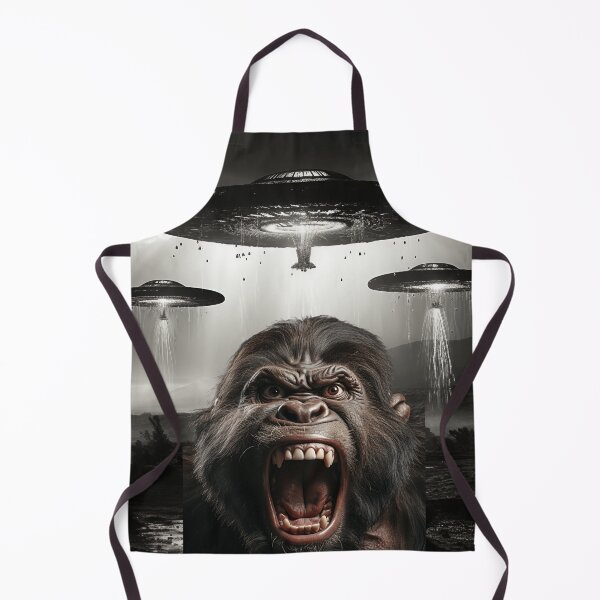 Item preview, Gorilla Selfie with UFOs designed and sold by Master-Print.