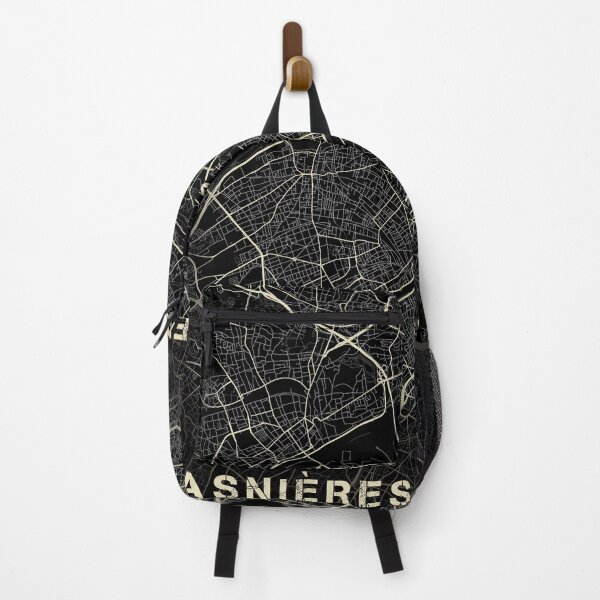 Item preview, Map Asnières-sur-Seine Black and white designed and sold by Jerhus.